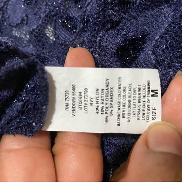 BKE BOUTIQUE BLUE TANK TOP SIZE M GREAT CONDITION ✨ - Picture 7 of 8